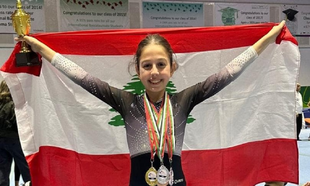 إنجاز-لبناني-في-مسابقة-دبي-الدولية-للجمباز